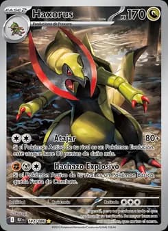 Haxorus card in Spanish