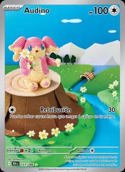 Audino card in Spanish