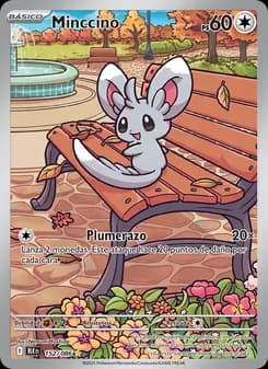 Minccino card in Spanish