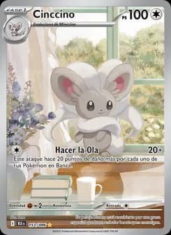 Cinccino card in Spanish