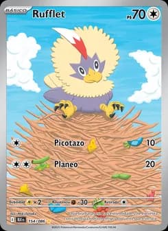 Rufflet card in Spanish