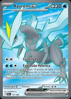 Kyurem ex card in Spanish