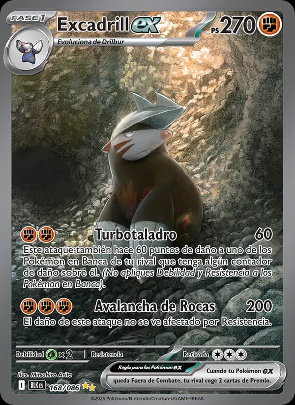 Excadrill ex card in Spanish