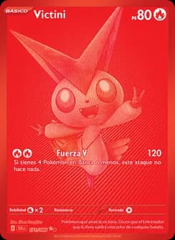 Victini card in Spanish