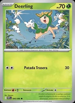 Deerling card in Spanish