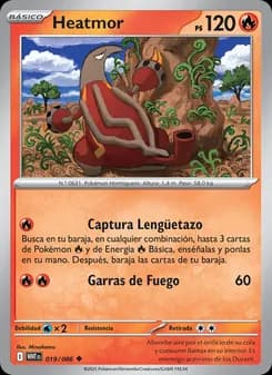Heatmor card in Spanish