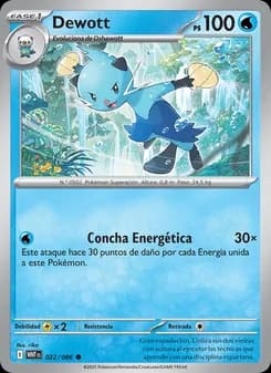 Dewott card in Spanish