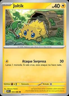 Joltik card in Spanish