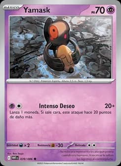 Yamask card in Spanish