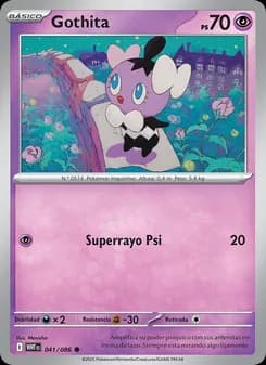 Gothita card in Spanish