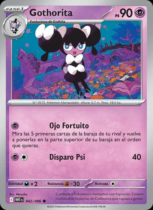 Gothorita card in Spanish