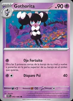 Gothorita card in Spanish