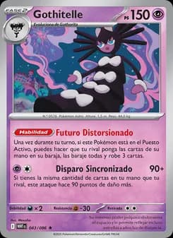 Gothitelle card in Spanish