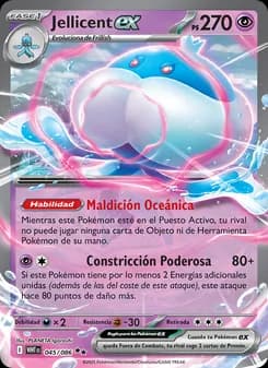 Jellicent ex card in Spanish