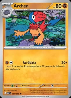 Archen card in Spanish