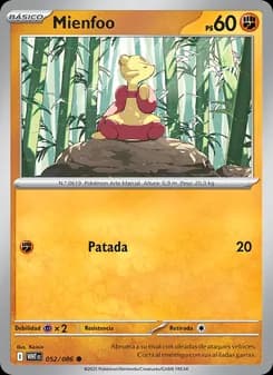 Mienfoo card in Spanish