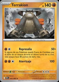 Terrakion card in Spanish