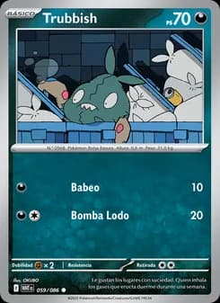 Trubbish card in Spanish