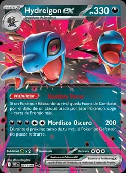 Hydreigon ex card in Spanish