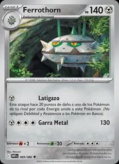 Ferrothorn card in Spanish