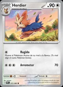 Herdier card in Spanish