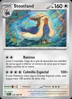 Stoutland card in Spanish