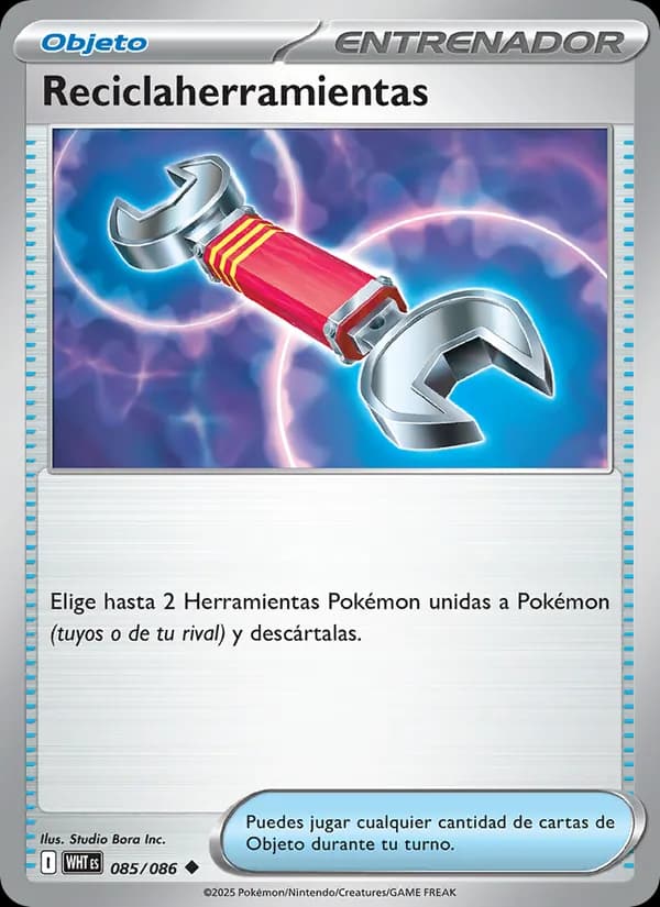 Reciclaherramientas card in Spanish