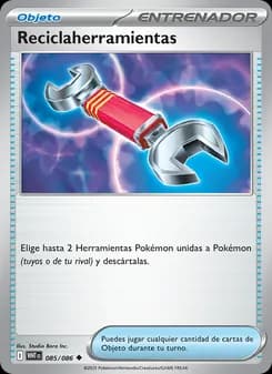 Reciclaherramientas card in Spanish