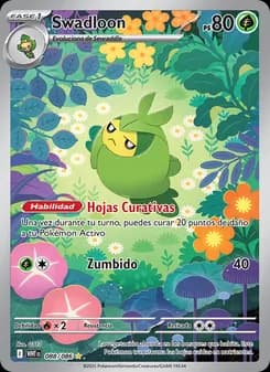 Swadloon card in Spanish