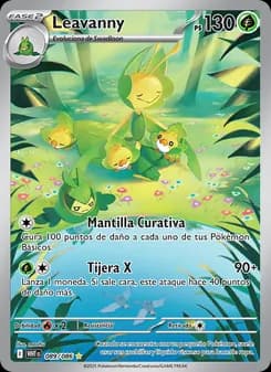 Leavanny card in Spanish
