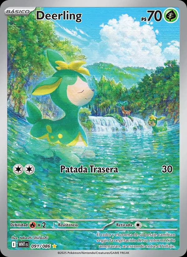 Deerling card in Spanish