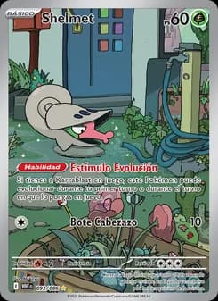 Shelmet card in Spanish