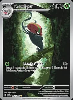 Accelgor card in Spanish