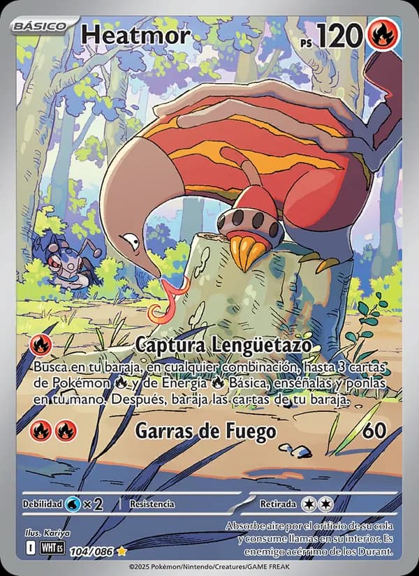 Heatmor card in Spanish