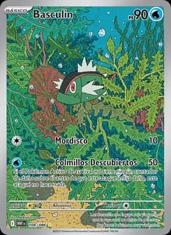 Basculin card in Spanish