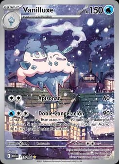 Vanilluxe card in Spanish