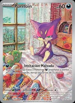Purrloin card in Spanish