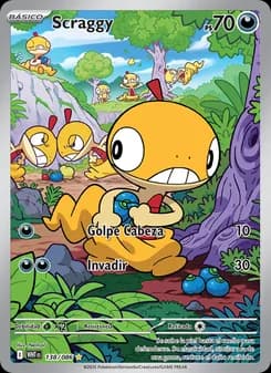 Scraggy card in Spanish