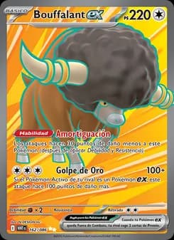 Bouffalant ex card in Spanish
