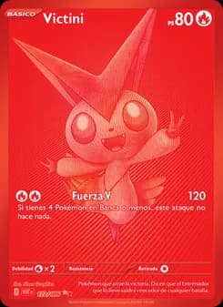 Victini card in Spanish