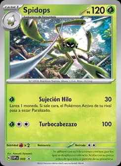 Spidops card in Spanish