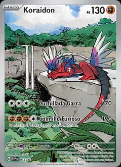 Koraidon card in Spanish