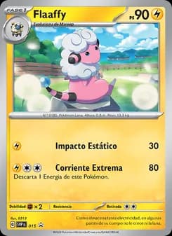 Flaaffy card in Spanish
