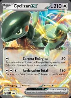 Cyclizar ex card in Spanish