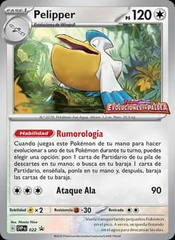 Pelipper card in Spanish