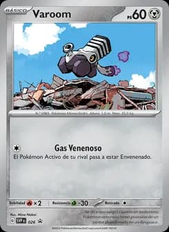 Varoom card in Spanish