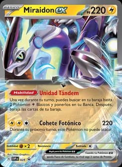 Miraidon ex card in Spanish