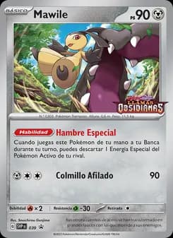 Mawile card in Spanish