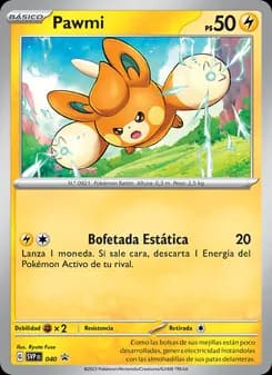 Pawmi card in Spanish