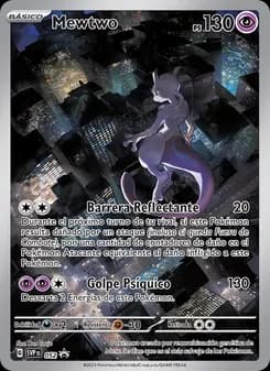 Mewtwo card in Spanish